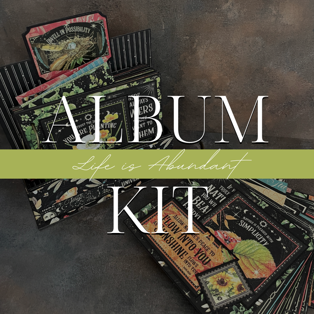 Graphic 45 Life Is Abundant - Mini Album Duo & Album Stand 2024 Kit 1