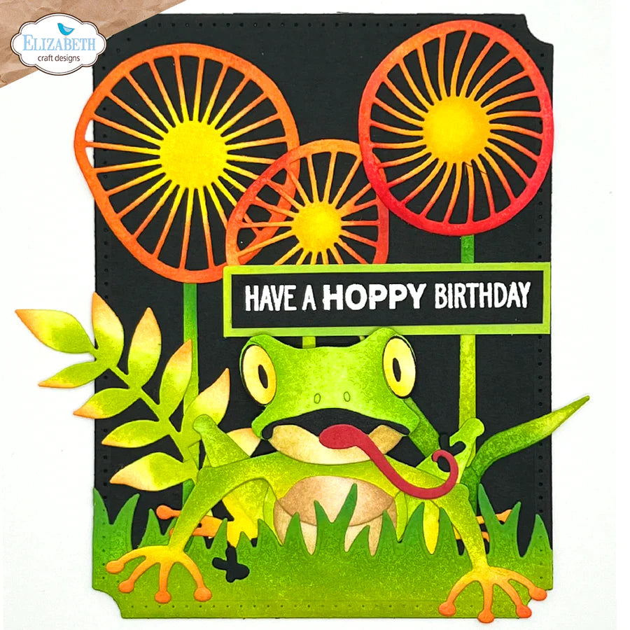 Elizabeth Craft Designs Freddy The Frog Metal Die Set