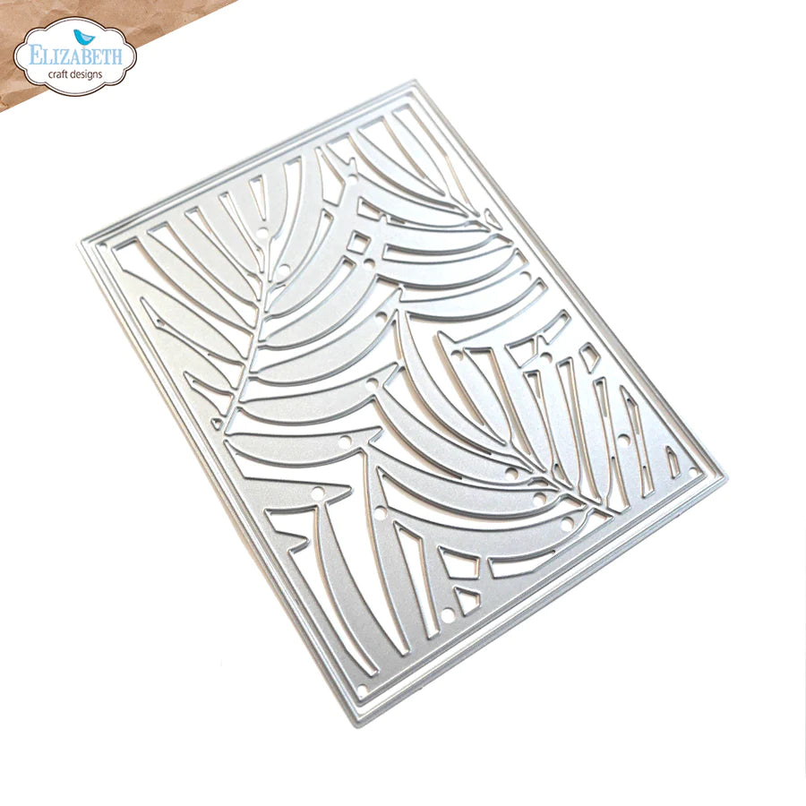 Elizabeth Craft Designs Leaves Background Metal Die Set