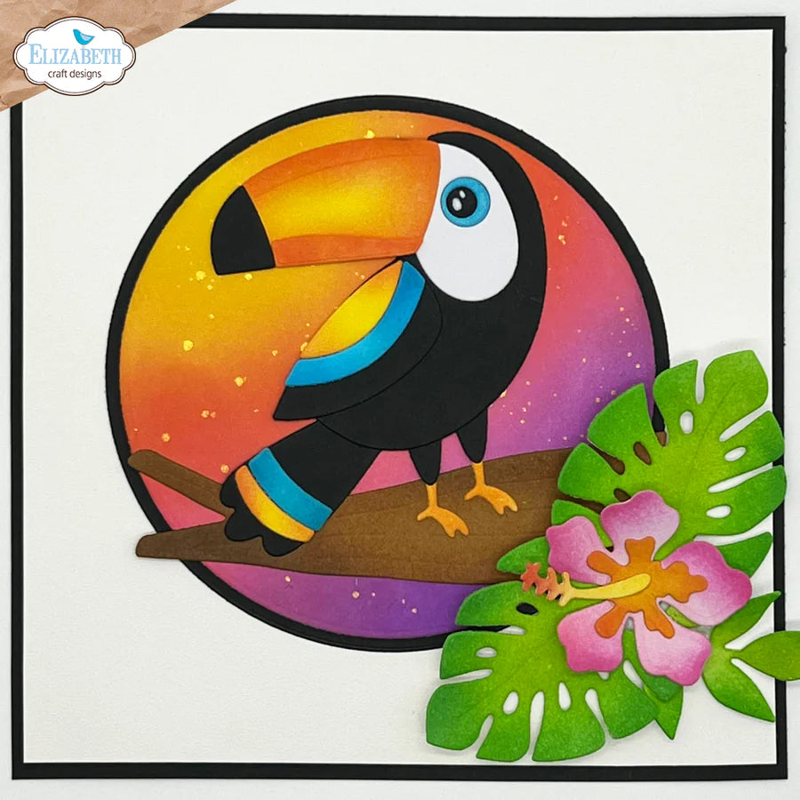 Elizabeth Craft Designs Teddy The Toucan Metal Die Set