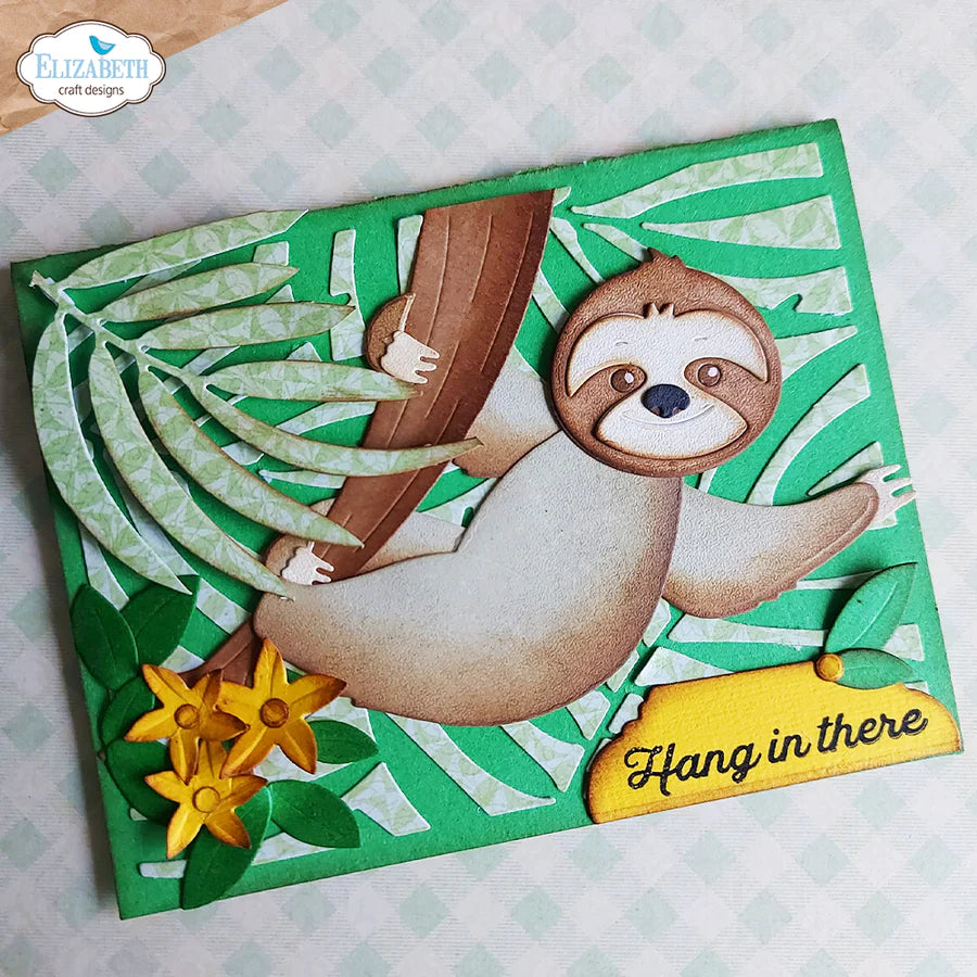 Elizabeth Craft Designs Slow The Sloth Metal Die Set