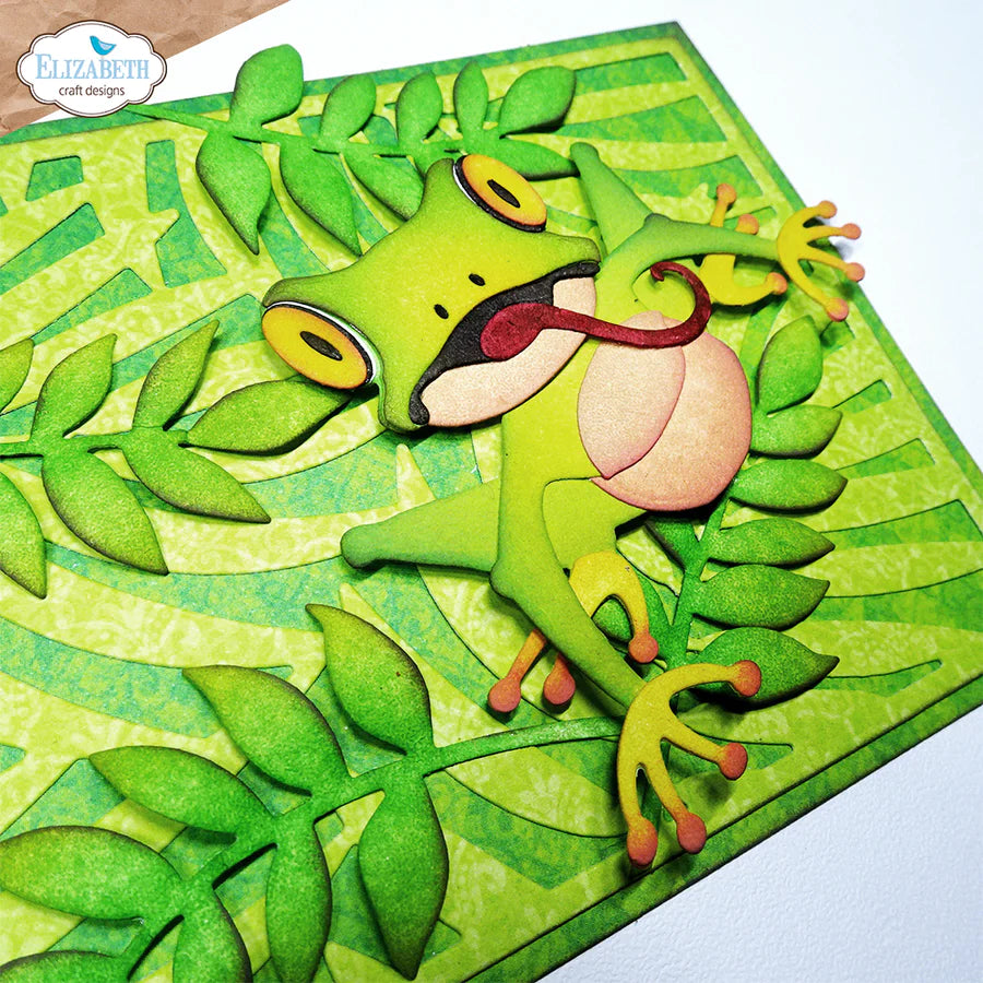 Elizabeth Craft Designs Freddy The Frog Metal Die Set