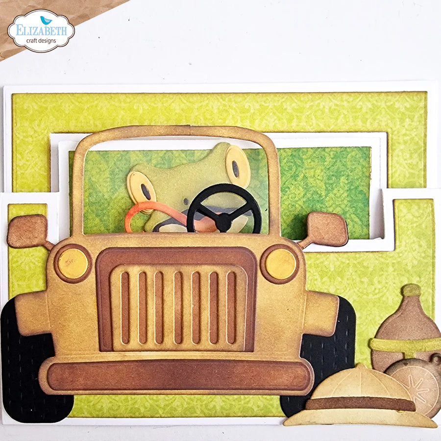 Elizabeth Craft Designs Freddy The Frog Metal Die Set