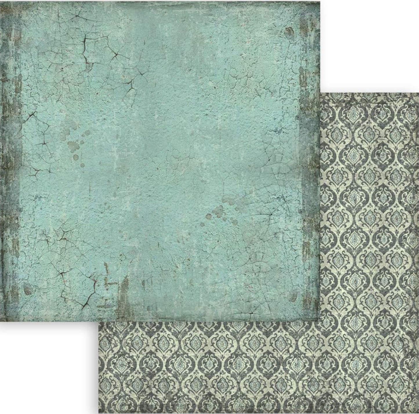 Stamperia Voyages Fantastiques Backgrounds 12” x 12” Paper Collection