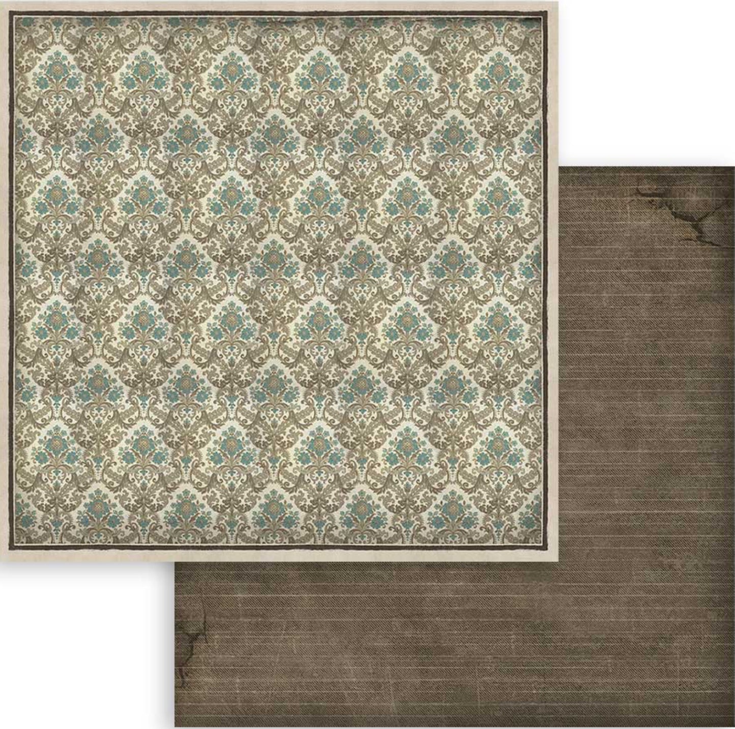 Stamperia Voyages Fantastiques Backgrounds 12” x 12” Paper Collection