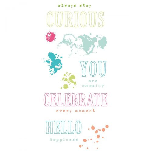 Sizzix Clear Stamp Set - Hello You Sentiments by 49 & Market