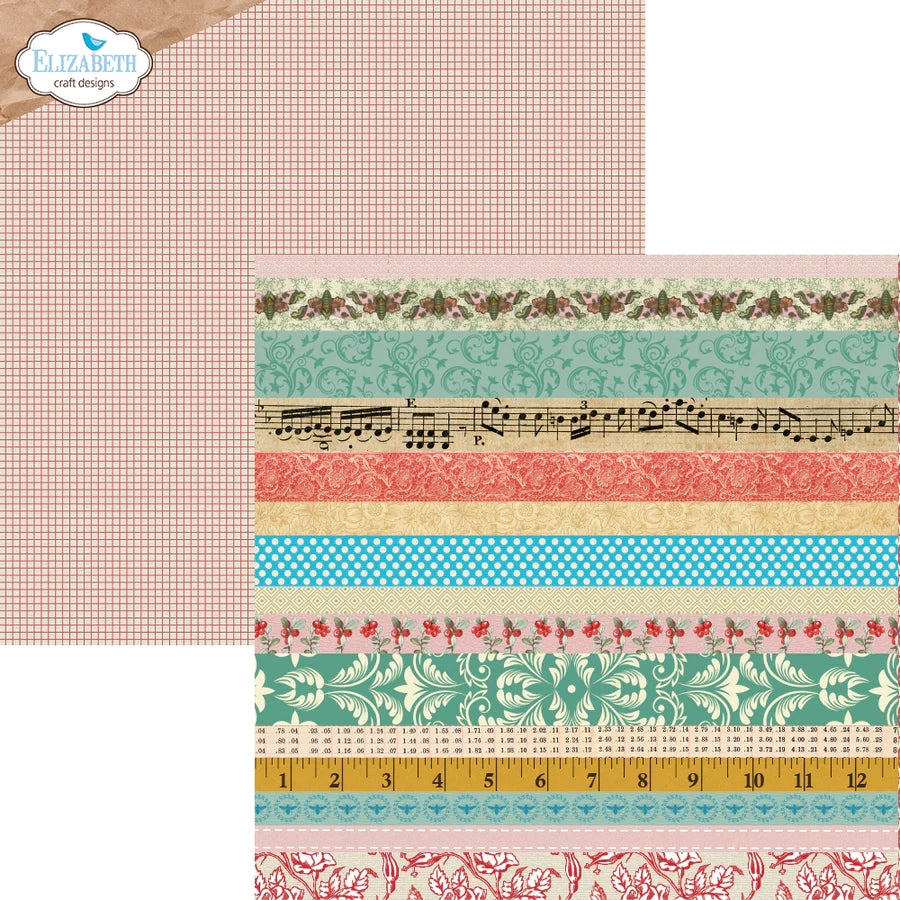 Elizabeth Craft Designs Harmonious Hodgepodge 12” x 12” Paper