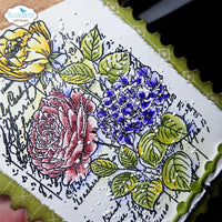 Elizabeth Craft Designs Love & Roses Stamp Set