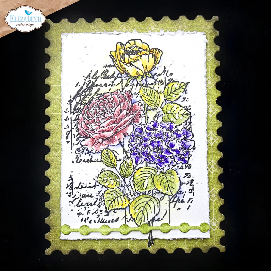 Elizabeth Craft Designs Love & Roses Stamp Set