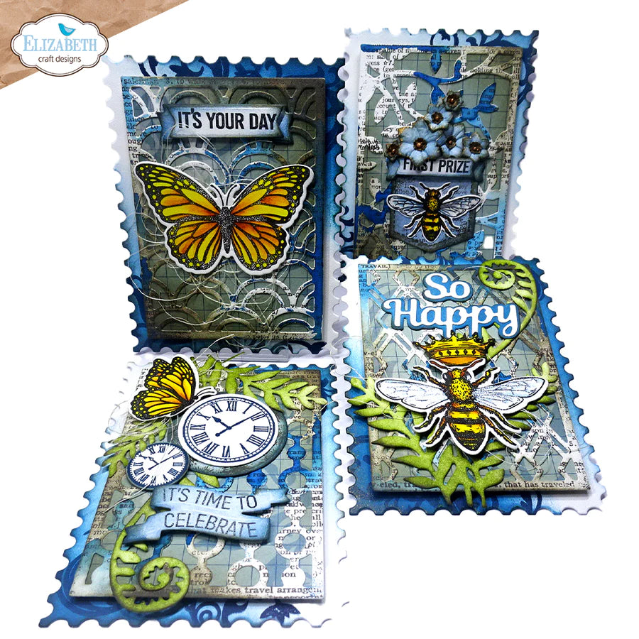 Elizabeth Craft Designs Everyday Elements Layered Butterfly Metal Die Set