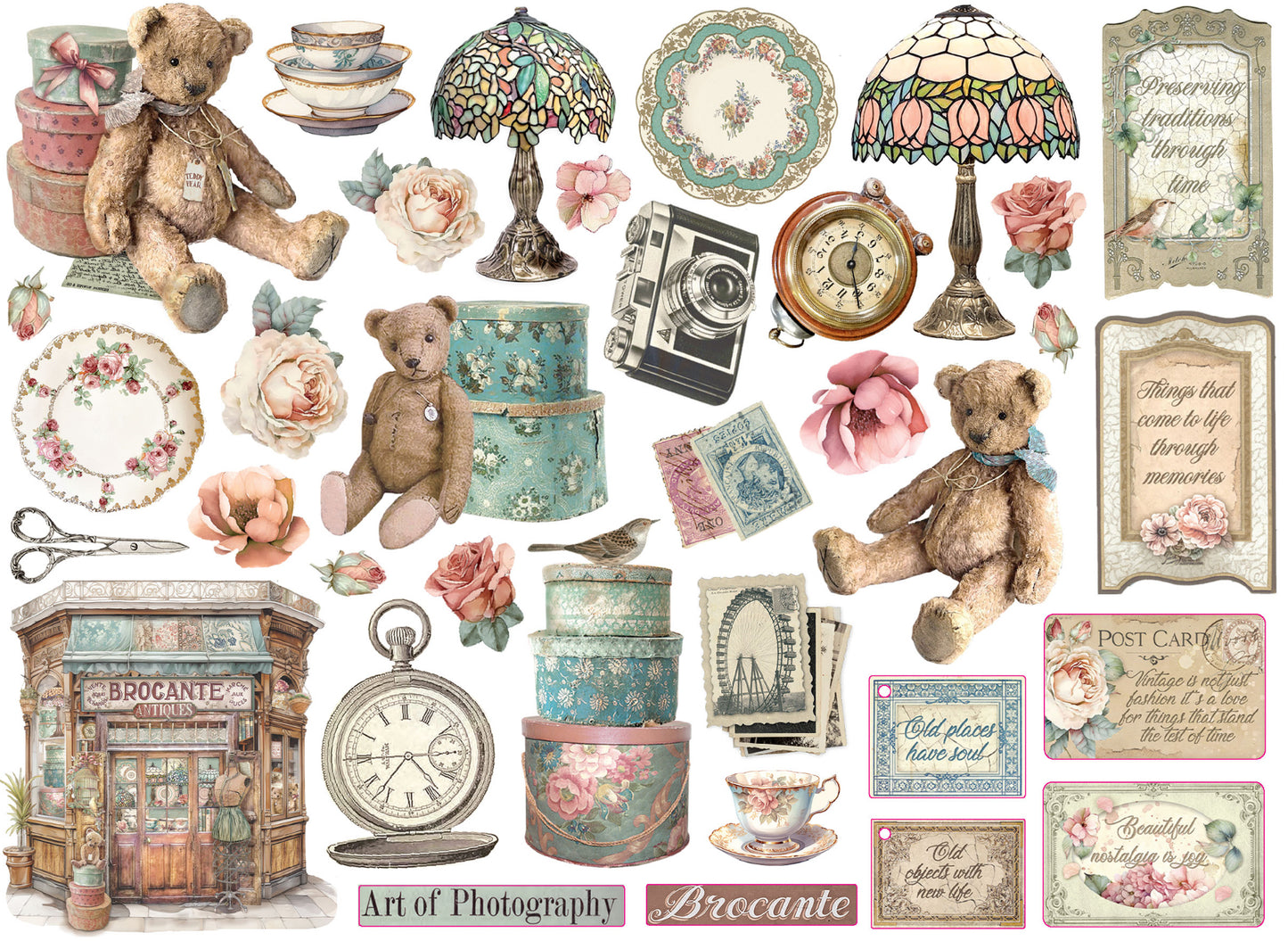 Stamperia Brocante Antiques Die Cuts