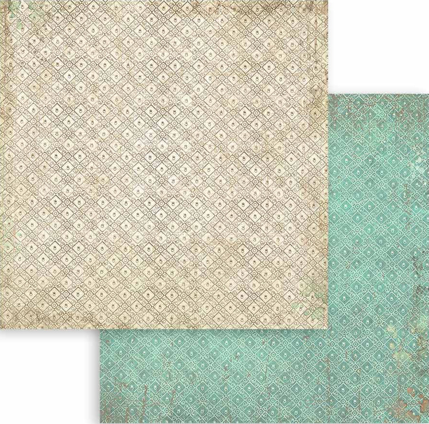 Stamperia Brocante Antiques Backgrounds 12” x 12” Paper Pad