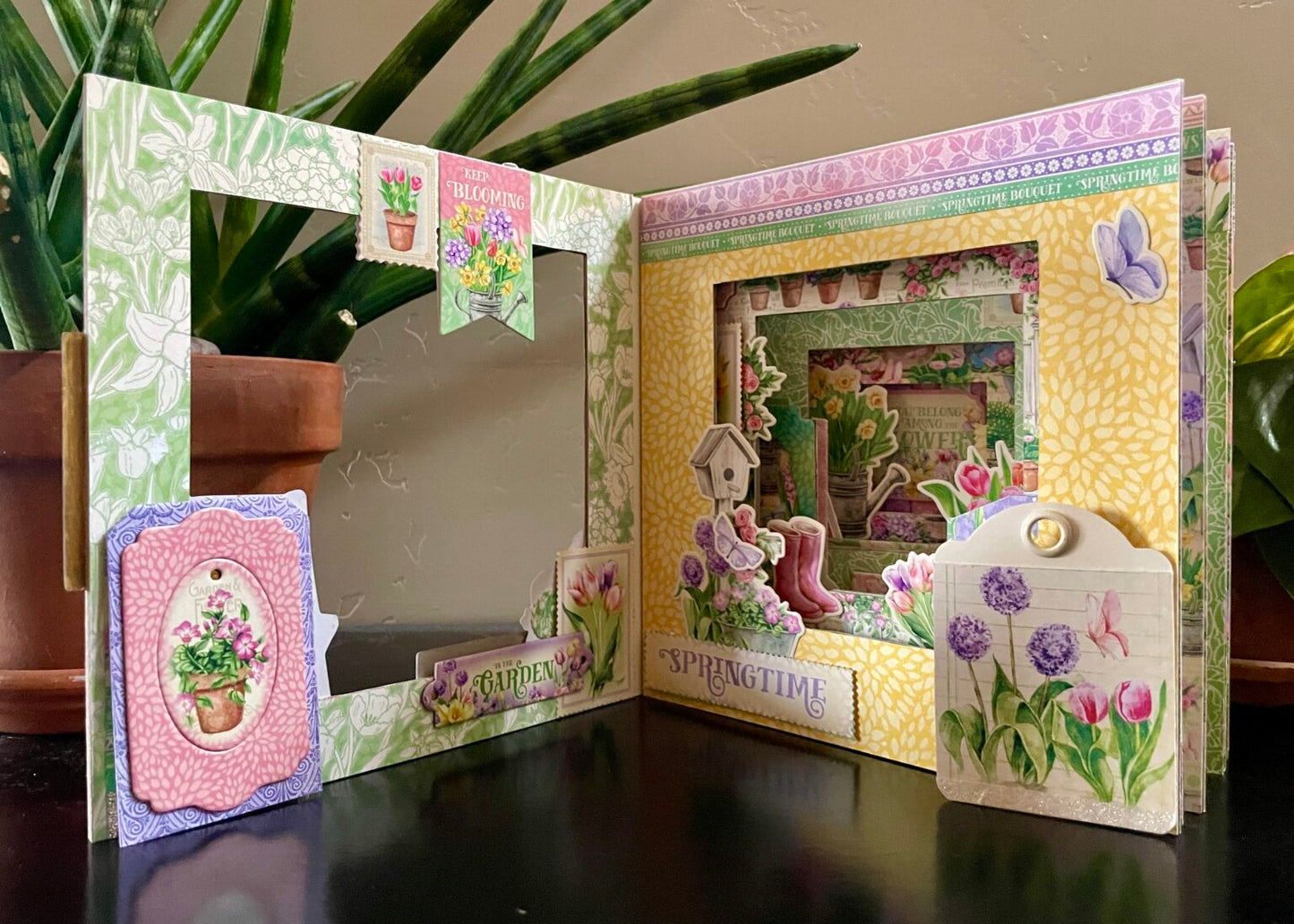 Graphic 45 Grow with Love - “Spring is in the Air” Tunnel Album 2024 Kit 2