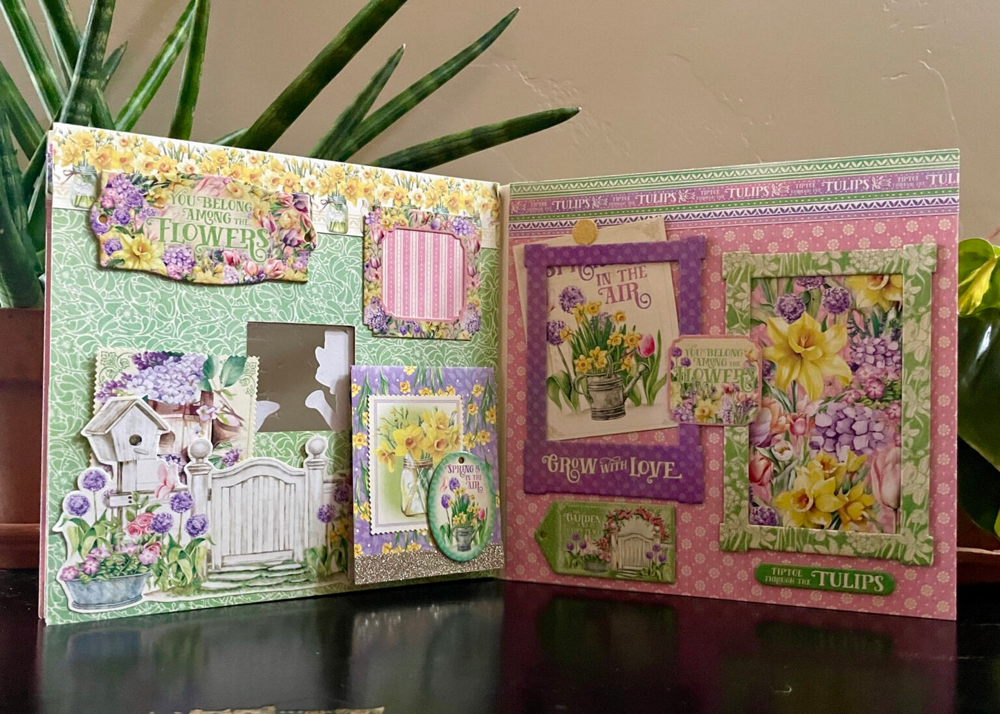 Graphic 45 Grow with Love - “Spring is in the Air” Tunnel Album 2024 Kit 2