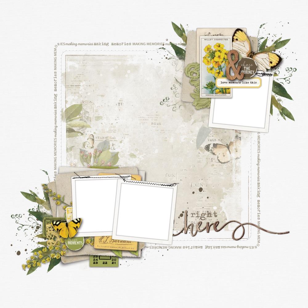 49 & Market Krafty Garden Page Kit