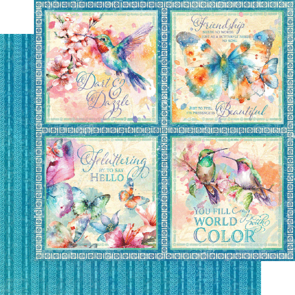 Graphic 45 Flight of Fancy 8” x 8” Collection Pack