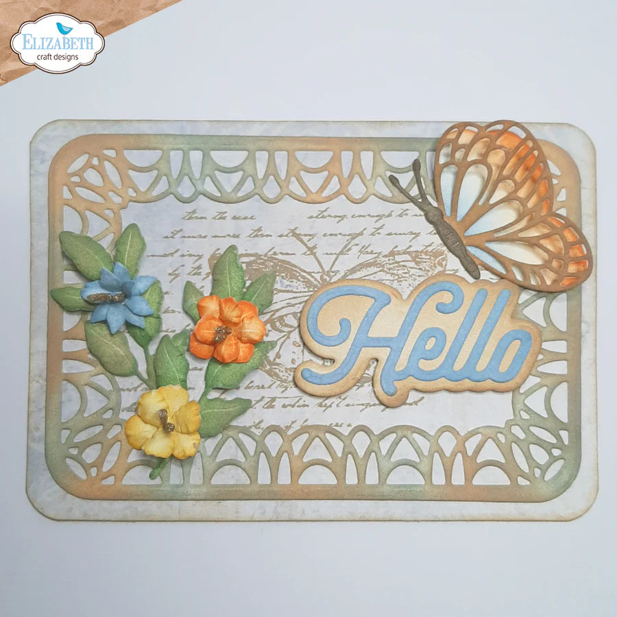 Elizabeth Craft Designs Layered Greetings 1 Metal Die Set