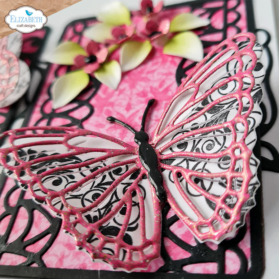 Elizabeth Craft Designs Layered Butterflies Metal Die Set