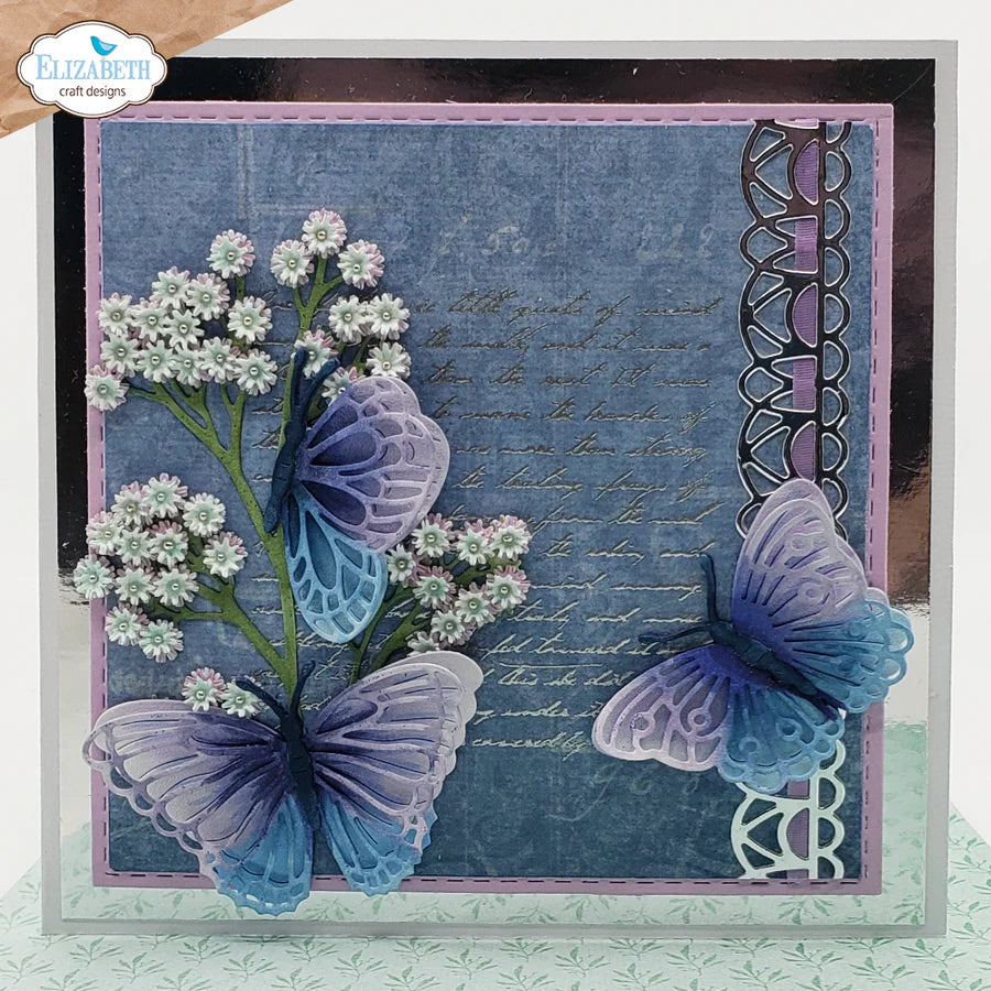 Elizabeth Craft Designs Layered Butterflies Metal Die Set