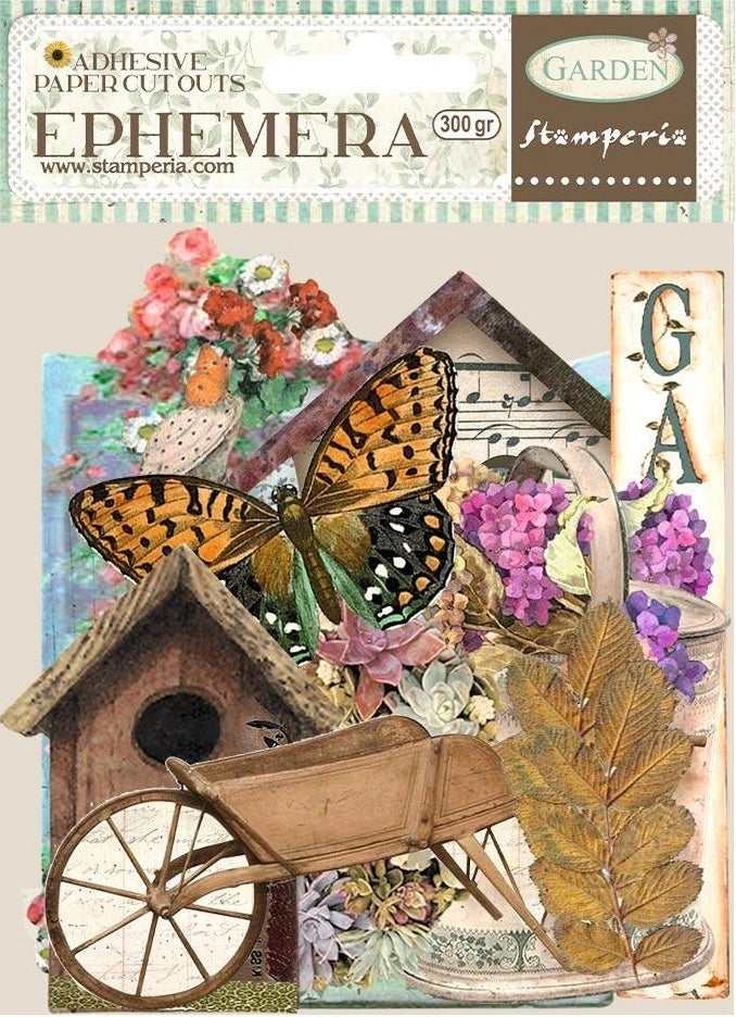 Stamperia Adhesive Ephemera - Garden