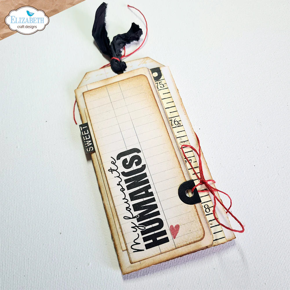 Elizabeth Craft Designs Measurements Stamp Set