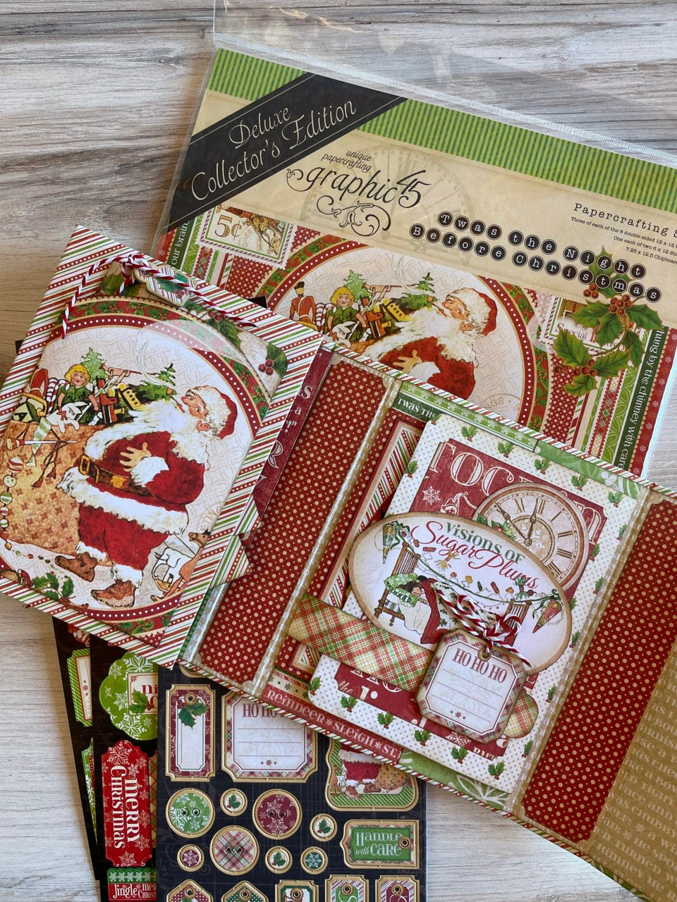 Graphic 45 Twas the Night Before Christmas Interactive Album