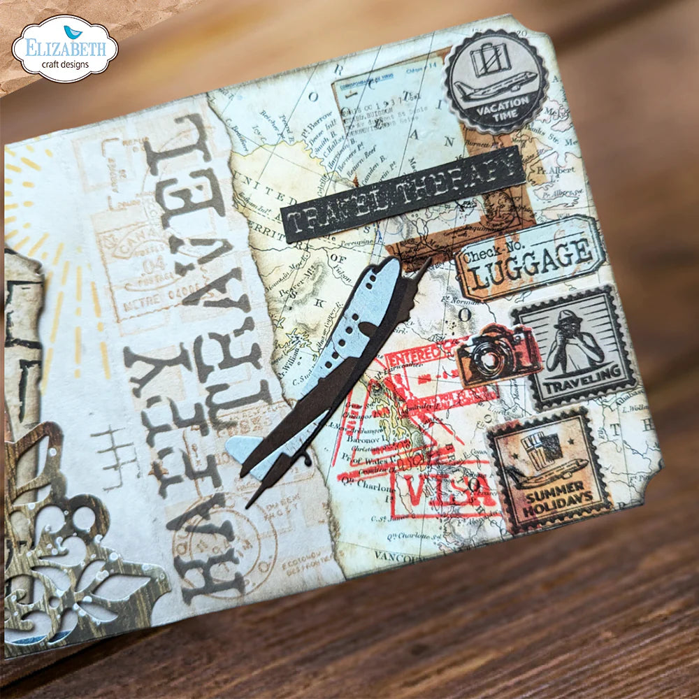 Elizabeth Craft Designs Passport Stamp Set