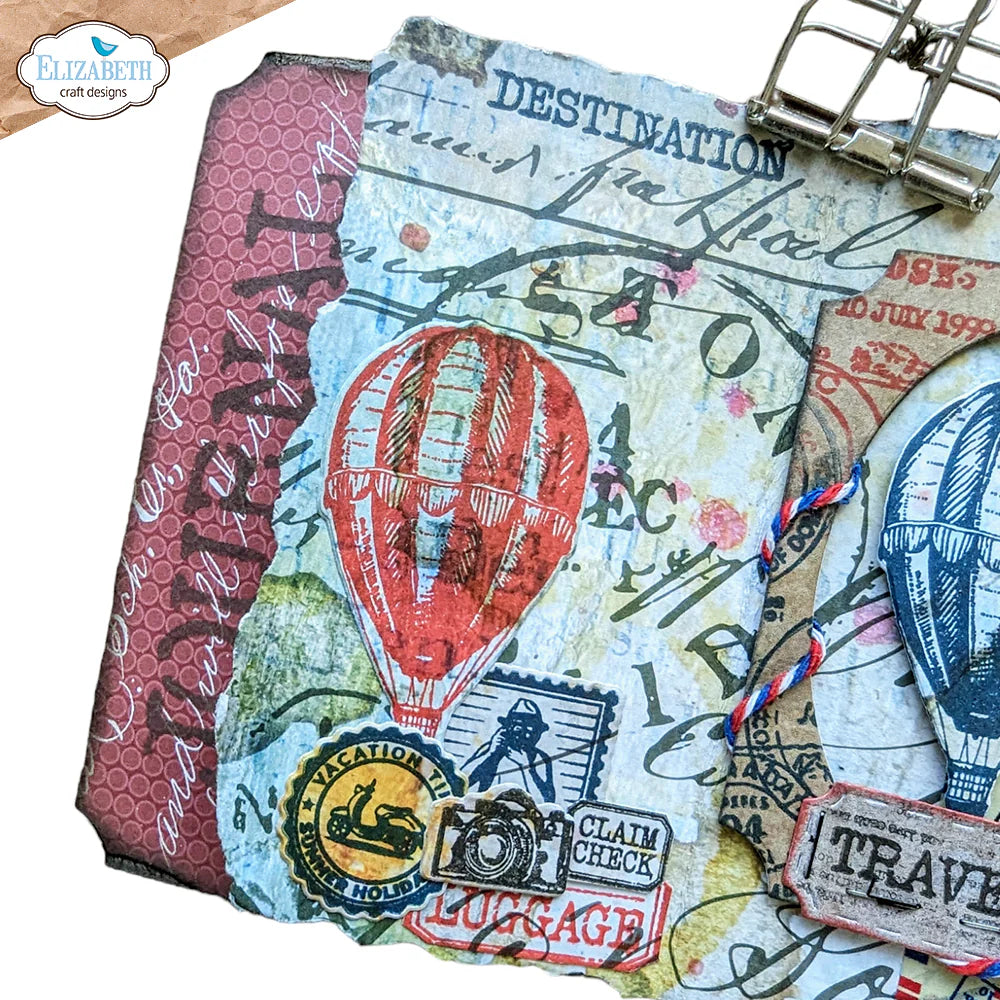 Elizabeth Craft Designs Around The World Die & Stamp Set