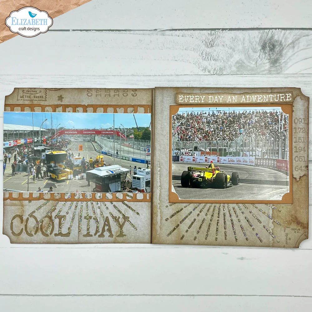 Elizabeth Craft Designs Art Journal Remember Die Set