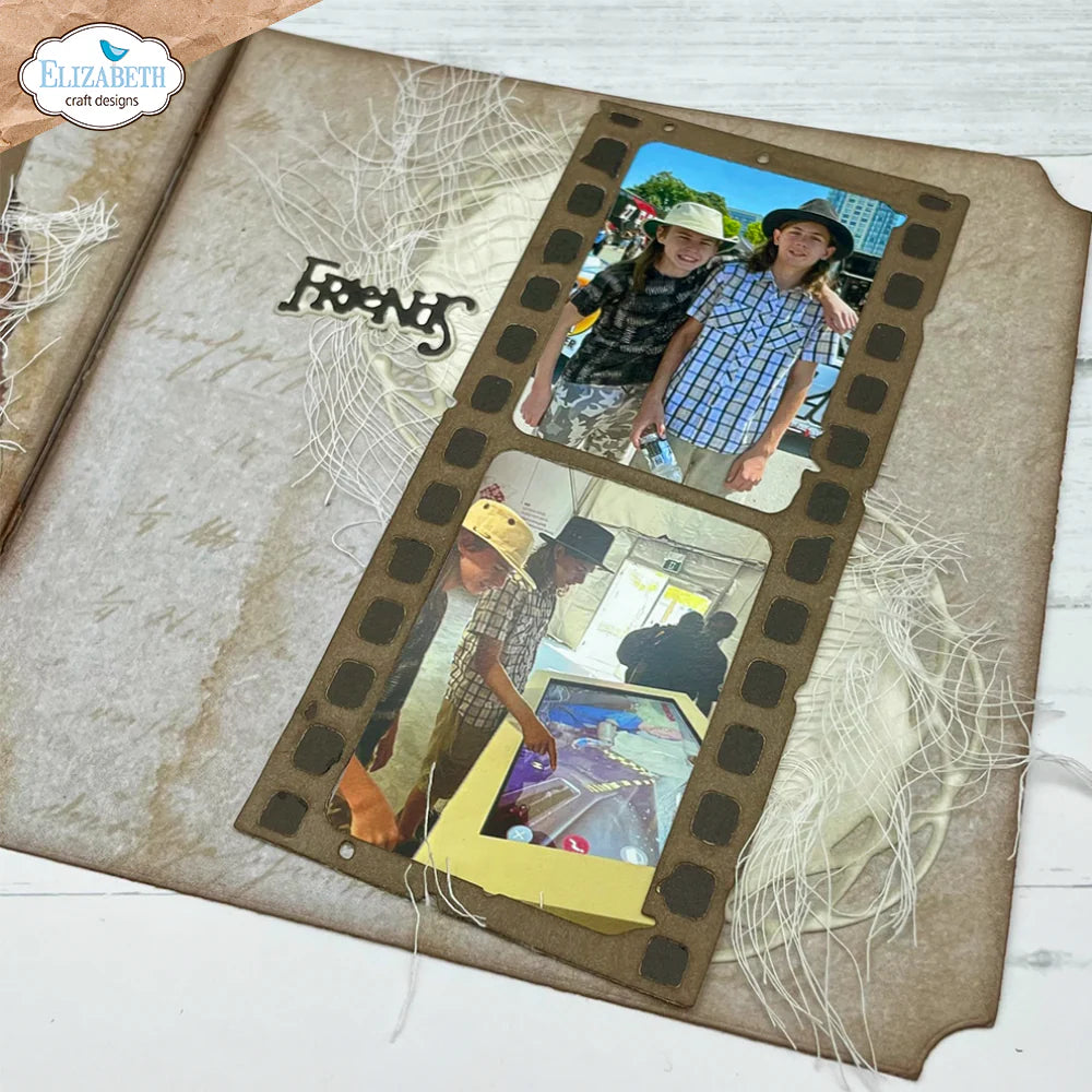 Elizabeth Craft Designs Art Journal Remember Die Set