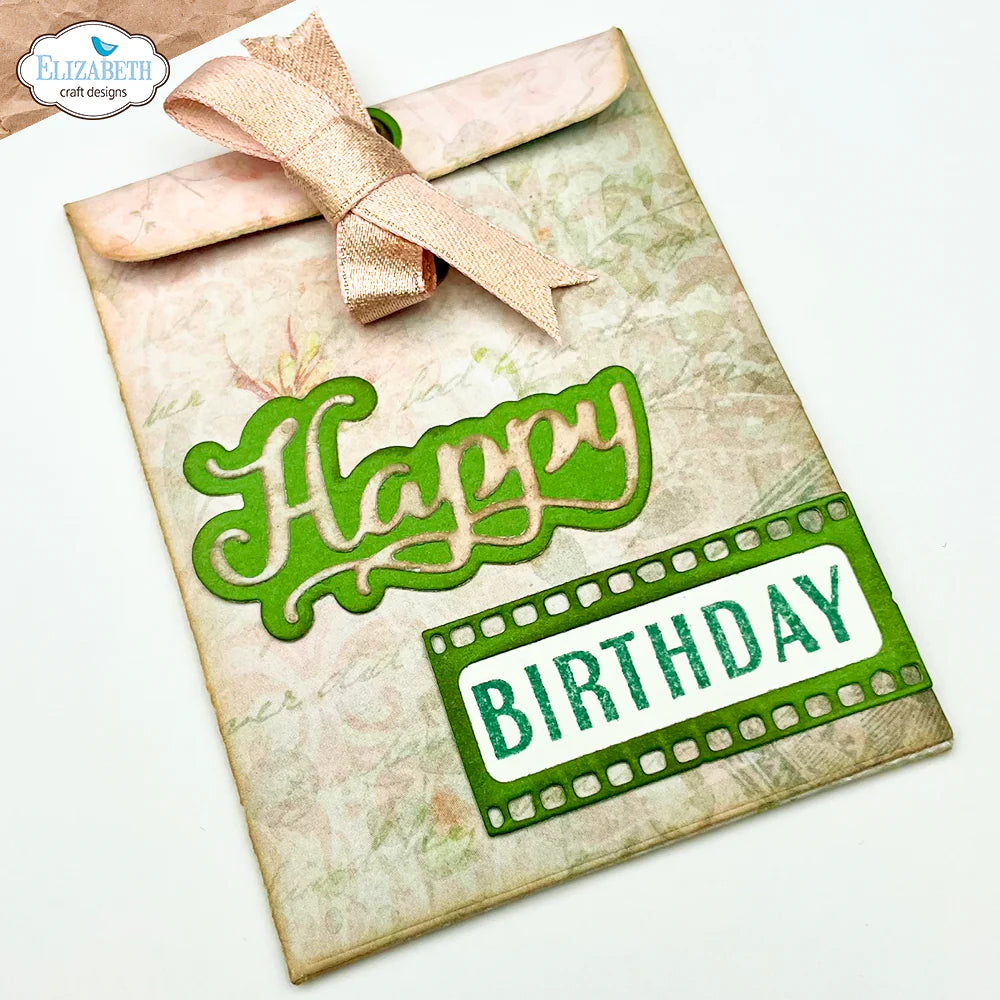 Elizabeth Craft Designs Art Journal Remember Die Set