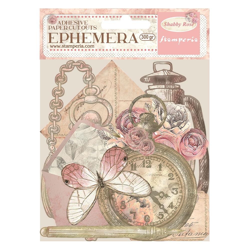 Stamperia Adhesive Ephemera - Shabby Rose