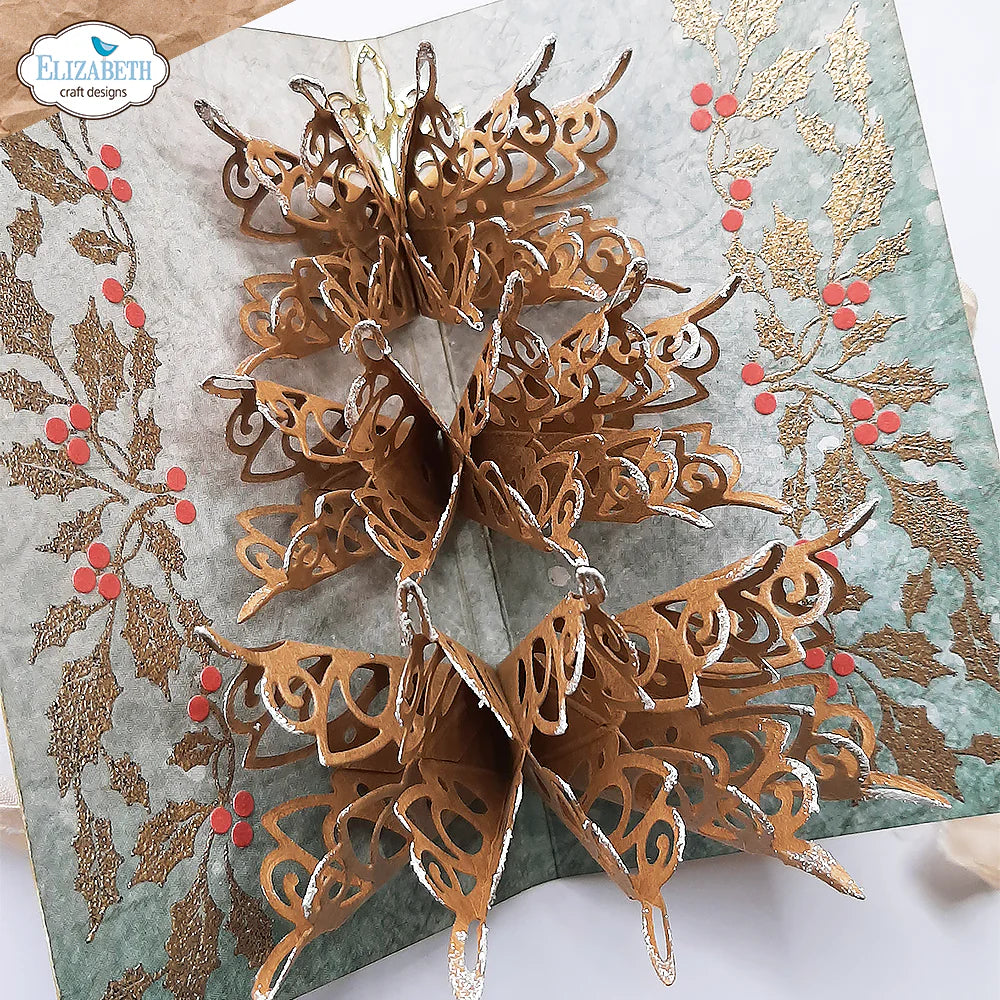Elizabeth Craft Designs Joyous Ornament - Stars 1 Metal Die Set