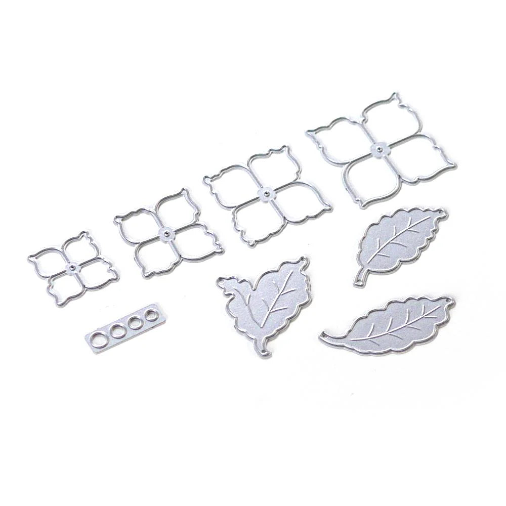 Juego de 2 troqueles florales Elizabeth Craft