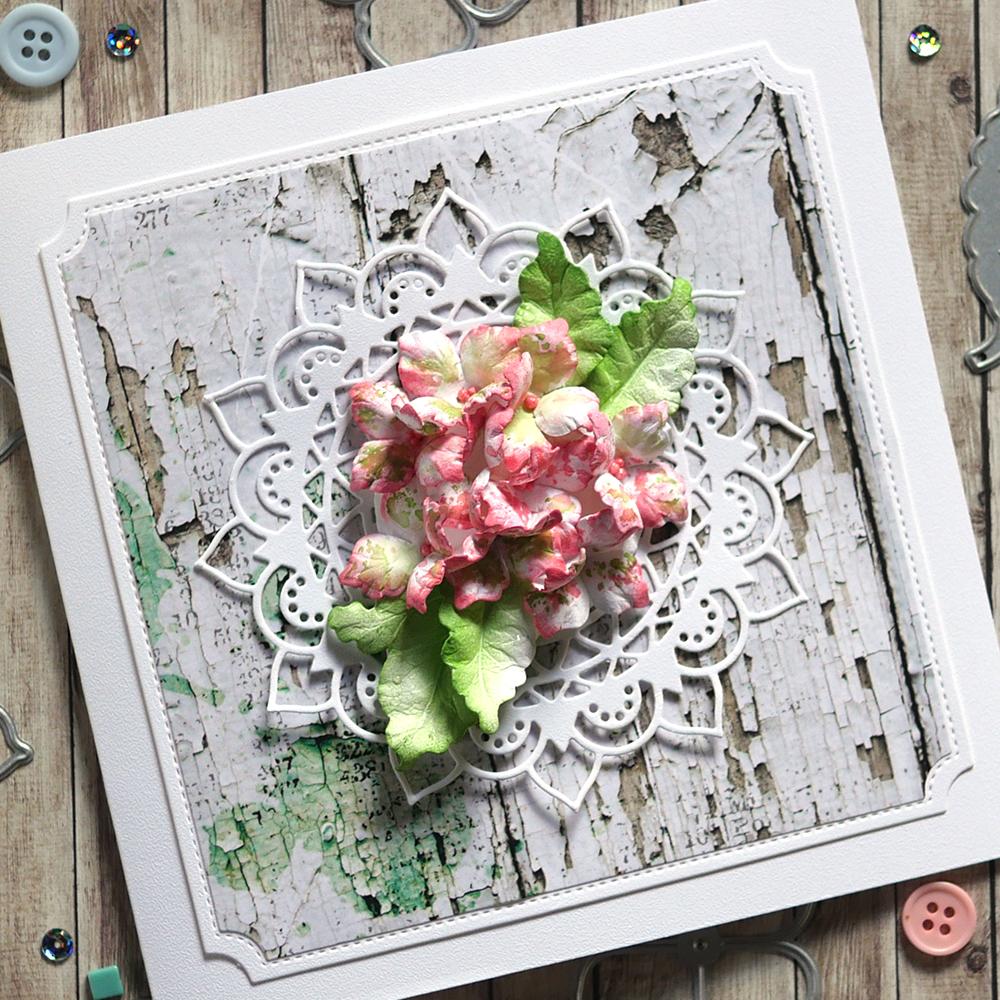 Juego de 2 troqueles florales Elizabeth Craft