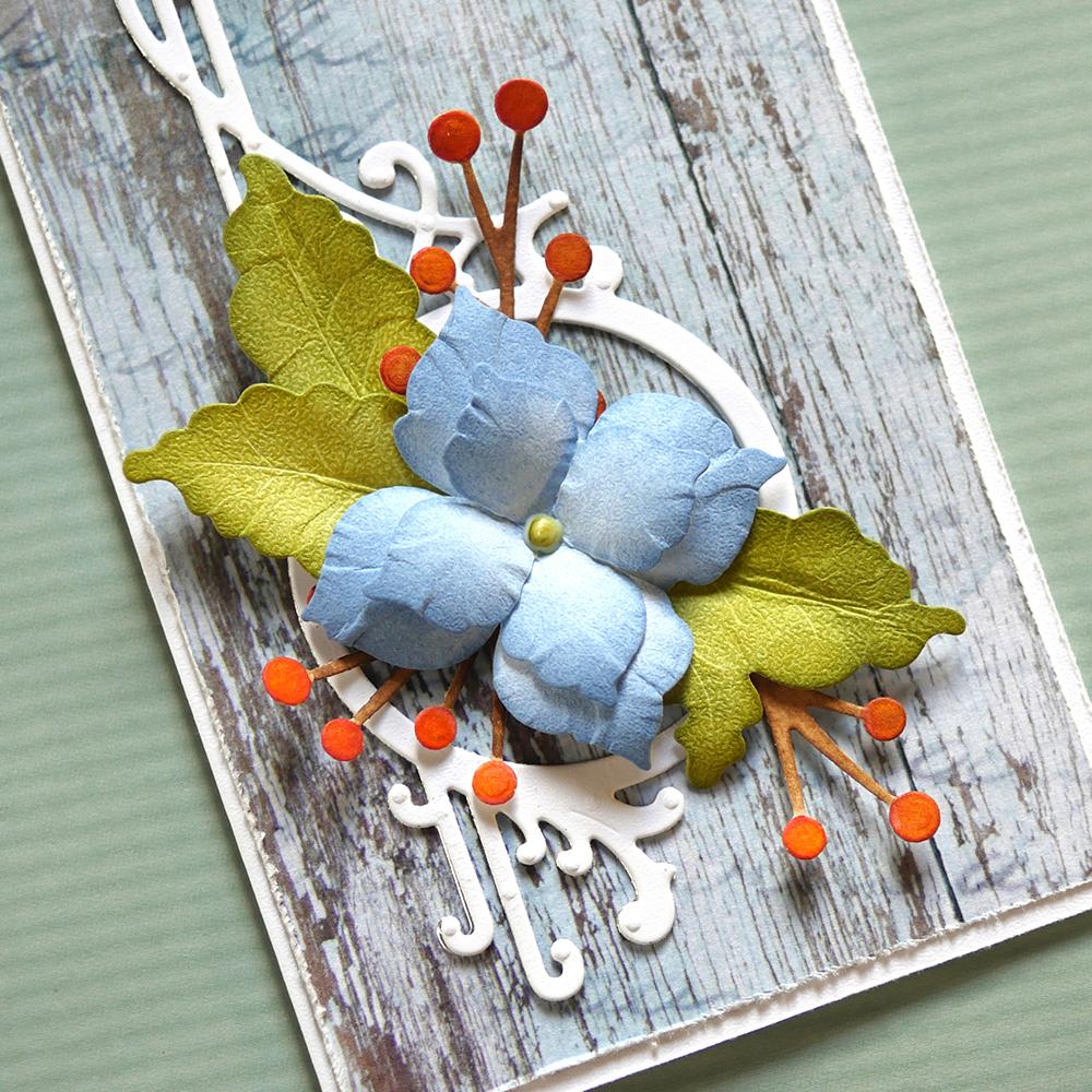 Juego de 2 troqueles florales Elizabeth Craft