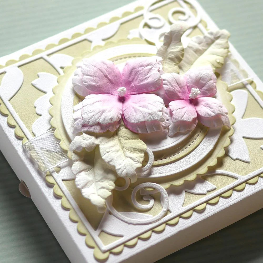 Juego de 2 troqueles florales Elizabeth Craft