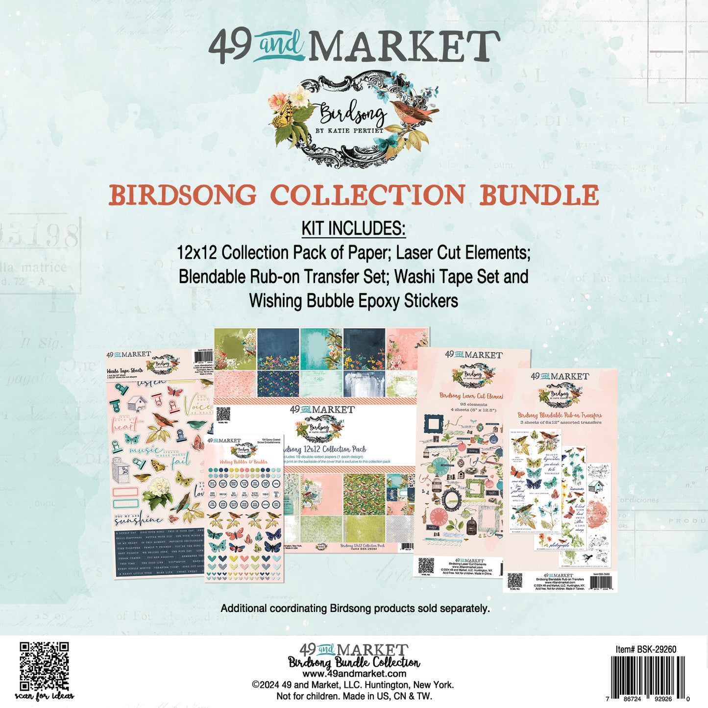 49 & Market Birdsong Collection Bundle