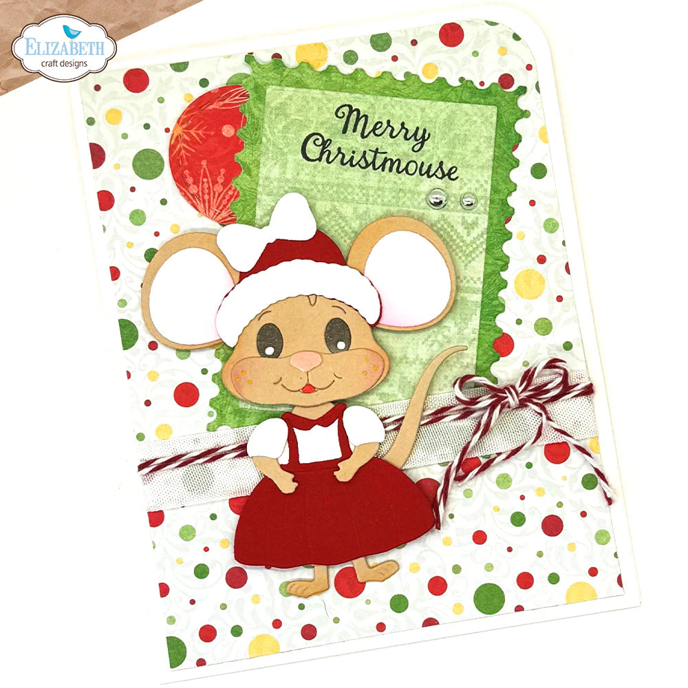 Elizabeth Craft Designs Little Mouse Metal Die Set