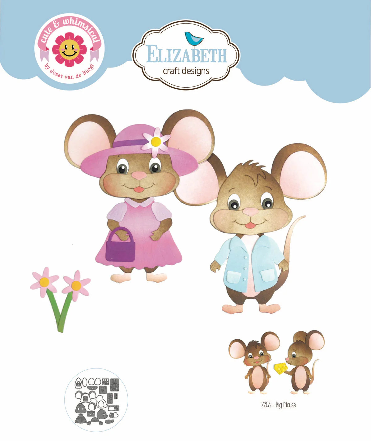 Elizabeth Craft Designs Big Mouse Metal Die Set