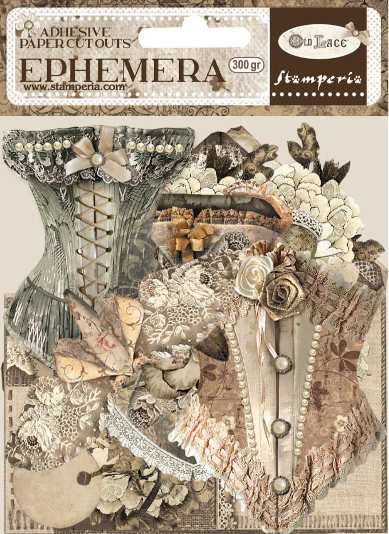 Stamperia Old Lace Adhesive Ephemera
