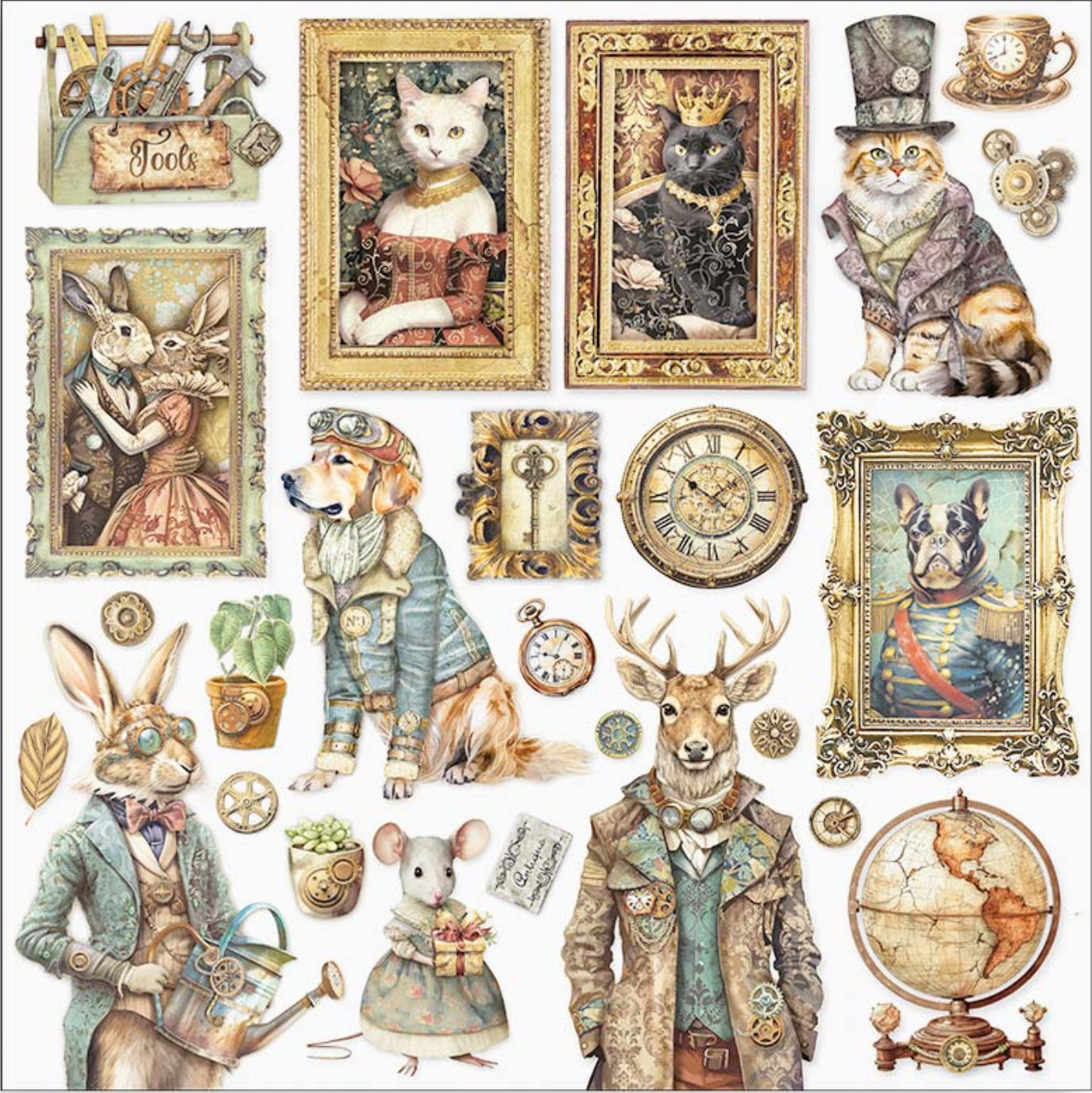 Stamperia Alterego 8” x 8” Paper Pad