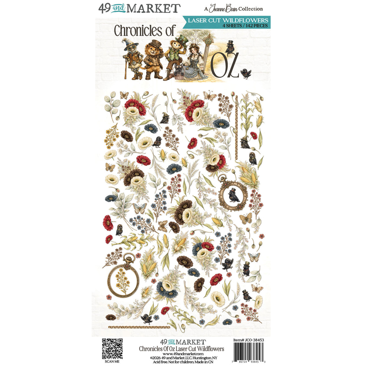 49 & Market Chronicles of Oz Laser Cut Wildflowers