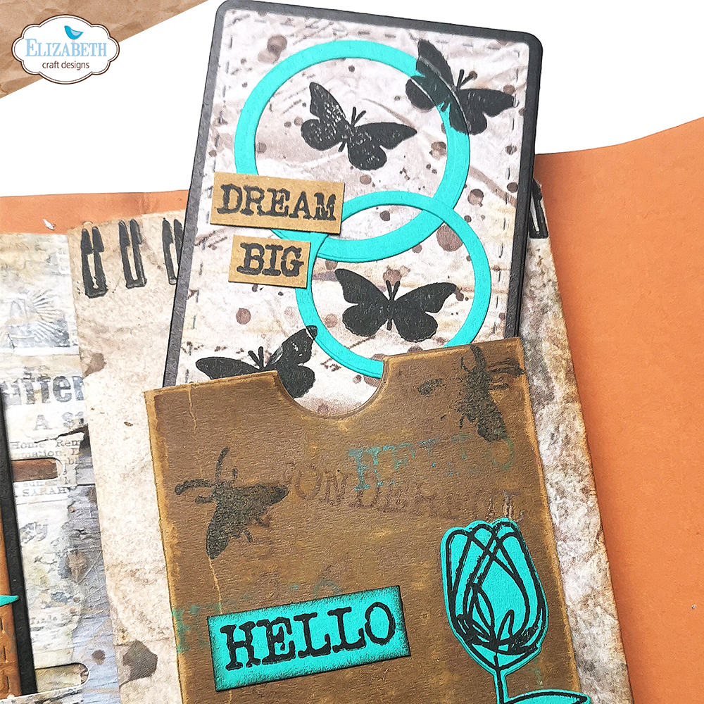 Elizabeth Craft Designs ATC *Special Kit* Die & Stamp ONLY (no planner)