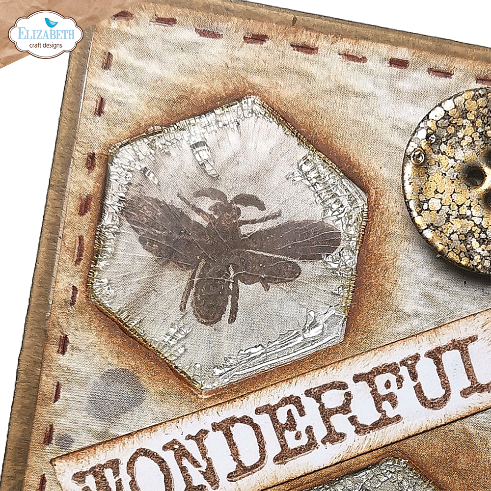 Elizabeth Craft Designs ATC *Special Kit* Die & Stamp ONLY (no planner)