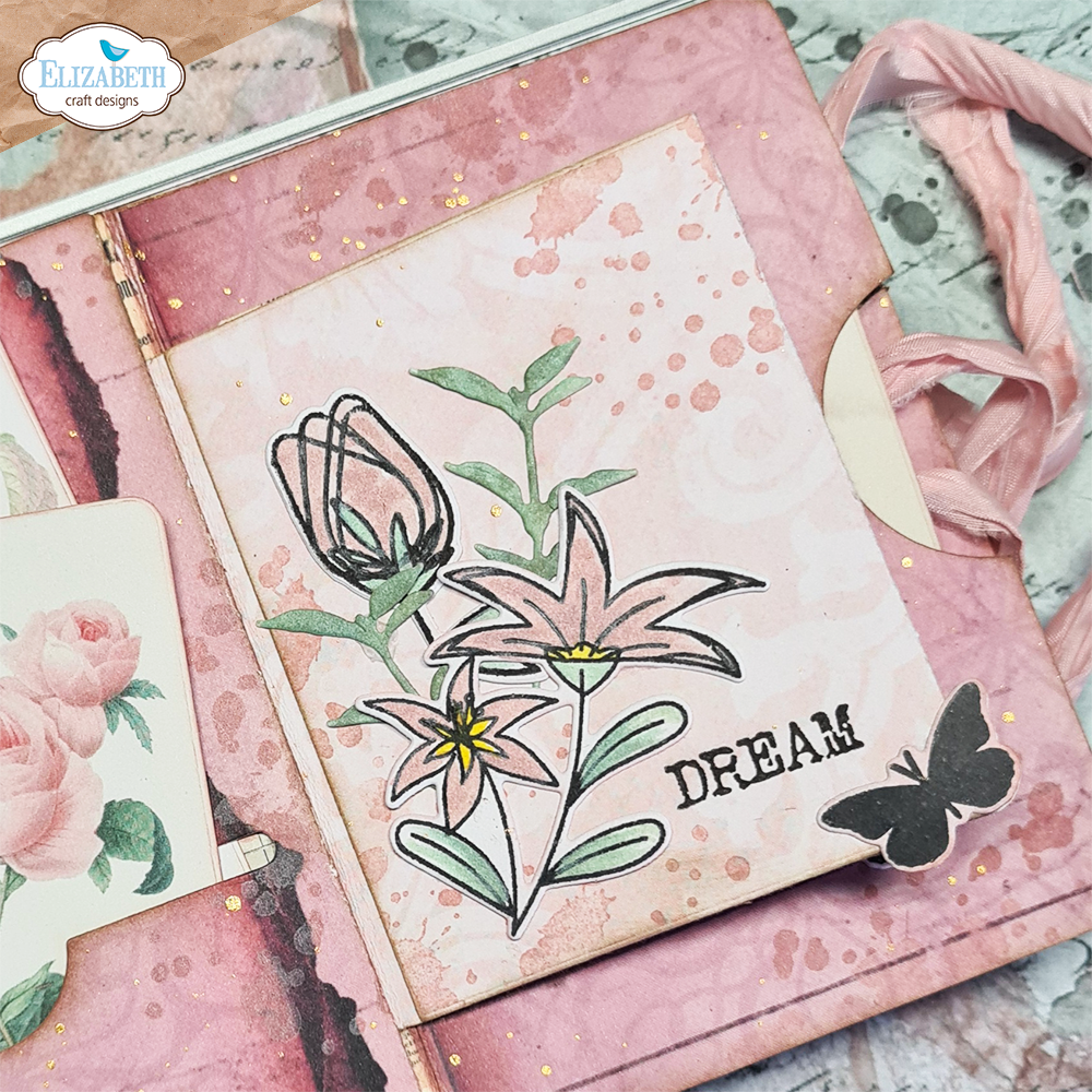 Elizabeth Craft Designs ATC *Special Kit* Die & Stamp ONLY (no planner)