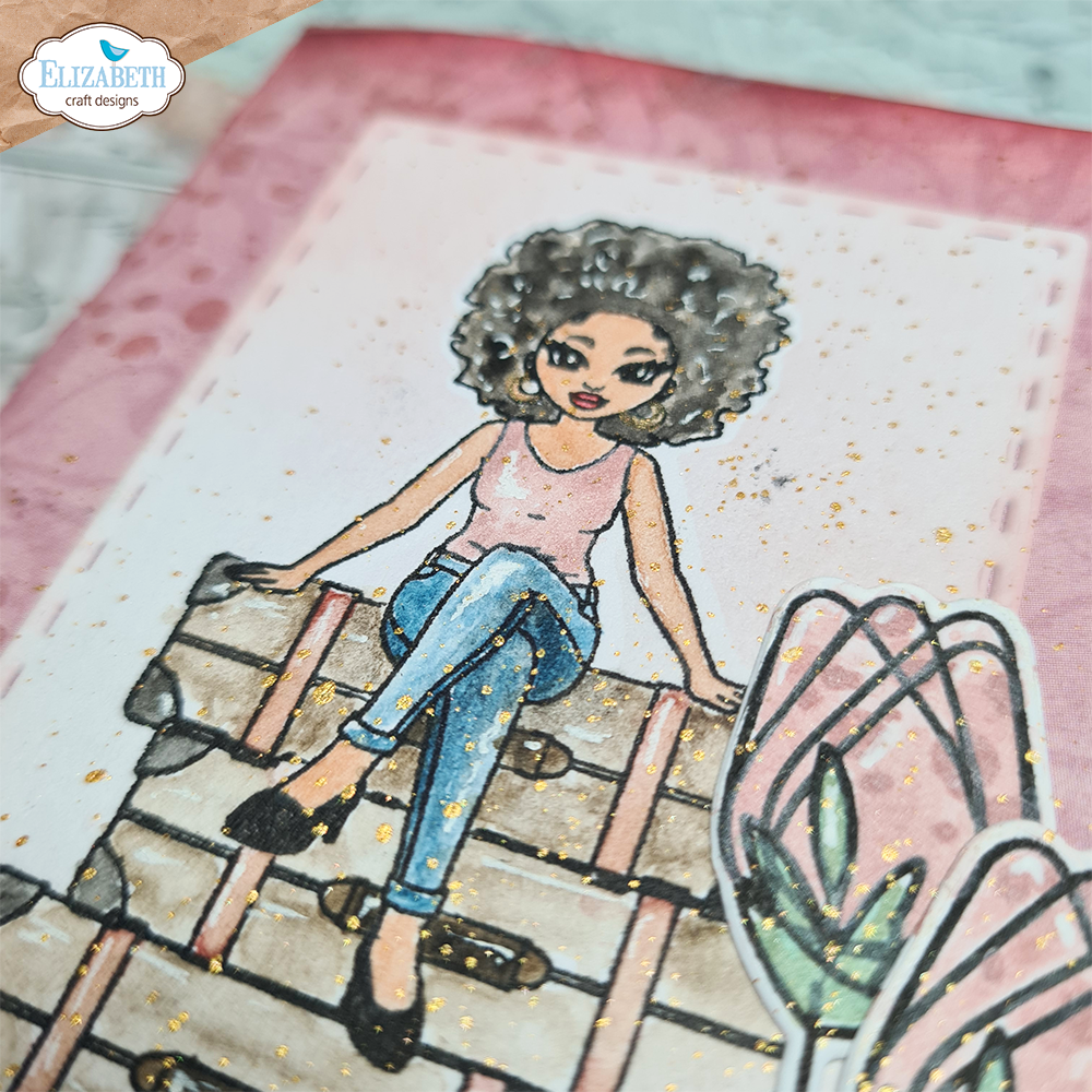 Elizabeth Craft Designs ATC *Special Kit* Die & Stamp ONLY (no planner)