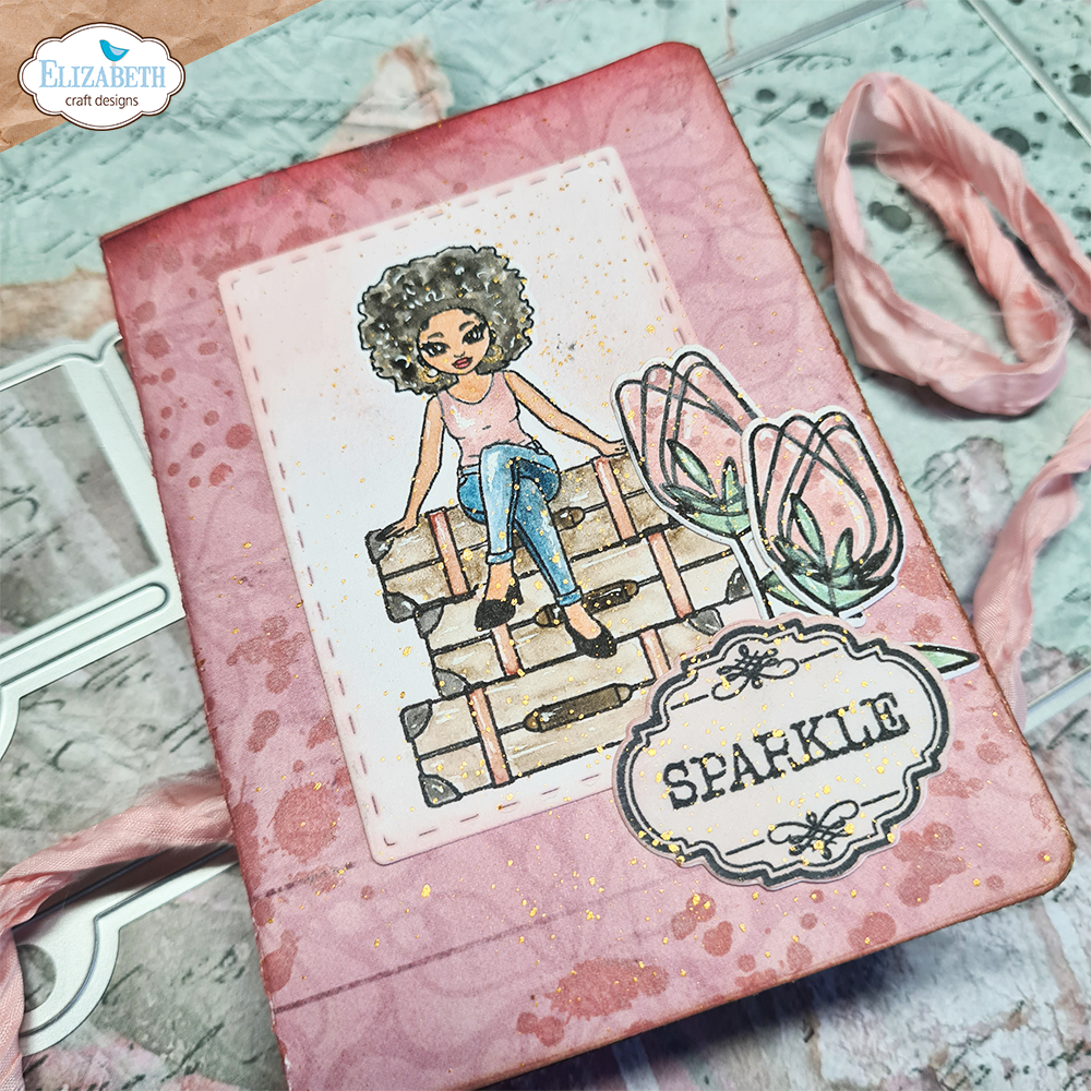 Elizabeth Craft Designs ATC *Special Kit* Die & Stamp ONLY (no planner)