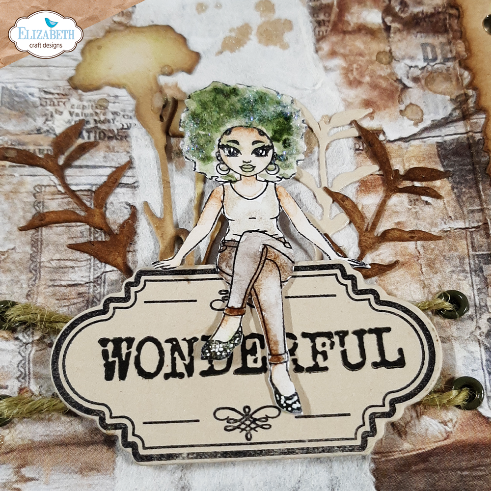 Elizabeth Craft Designs ATC *Special Kit* Die & Stamp ONLY (no planner)
