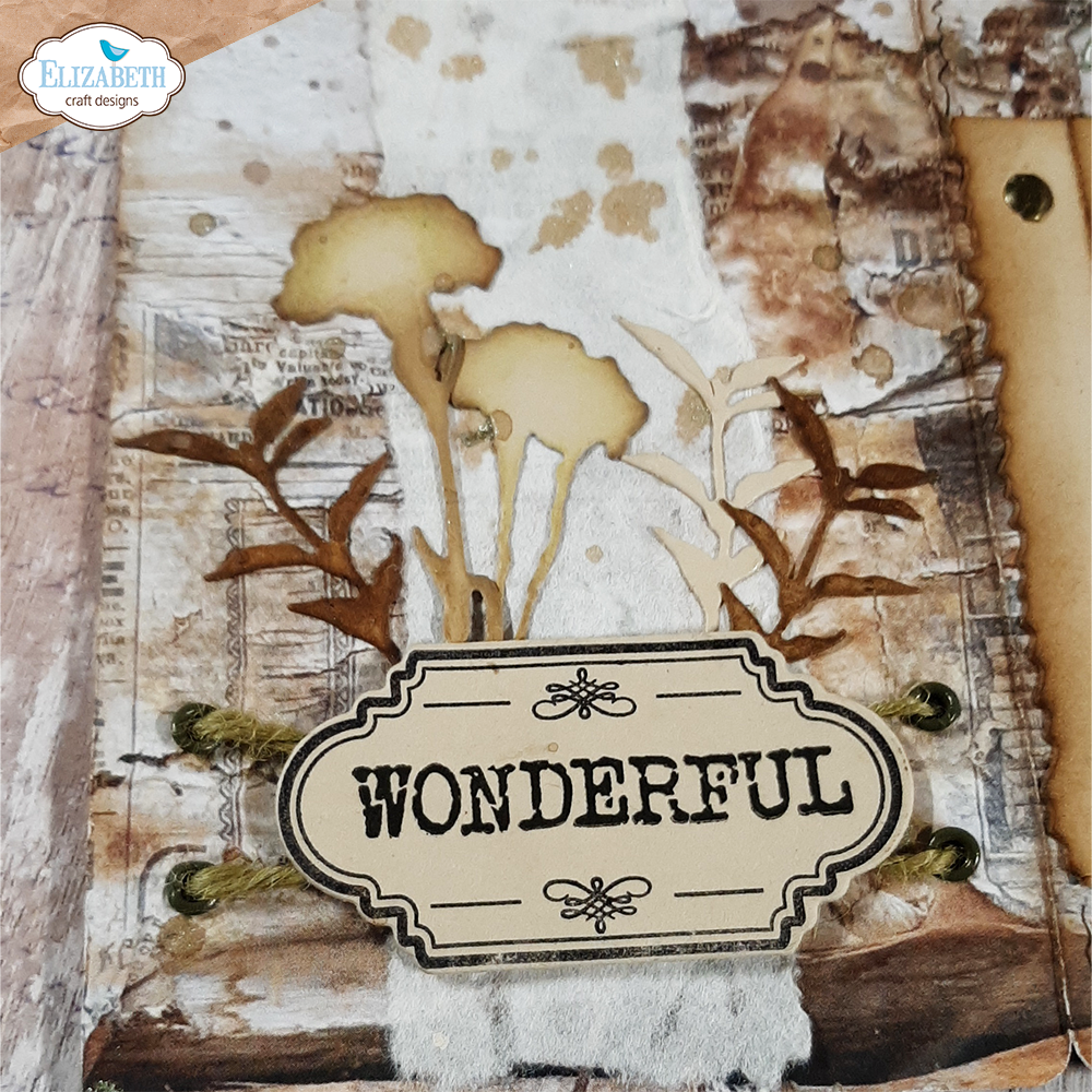 Elizabeth Craft Designs ATC *Special Kit* Die & Stamp ONLY (no planner)